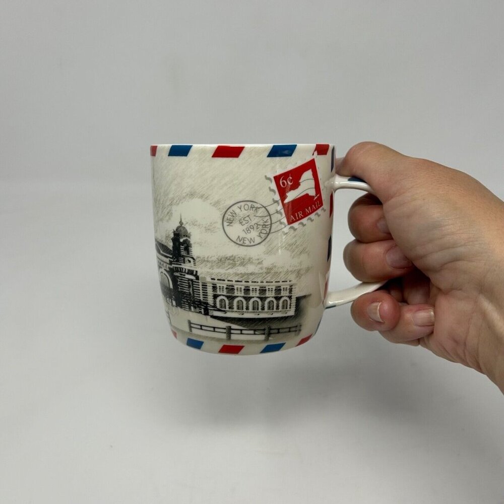 Ellis Island Museum Store NY New York Ceramic Mug Souvenir Coffee Cup